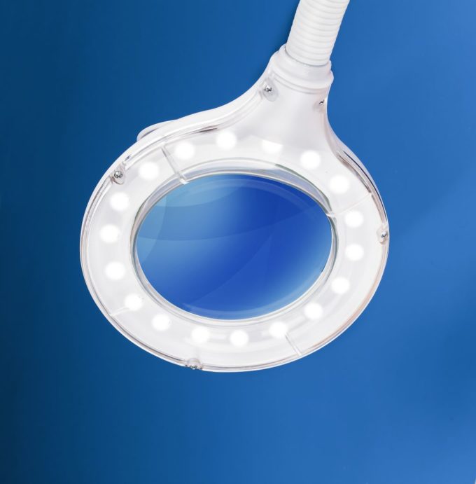 Desktop Magnifier Lamp LED 4inch Magnifier Lamps